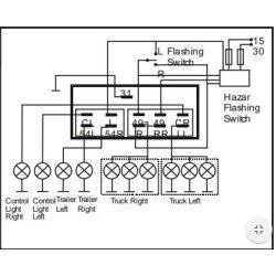 FLAŞER 12-24V 11 UÇLU  MFL 35