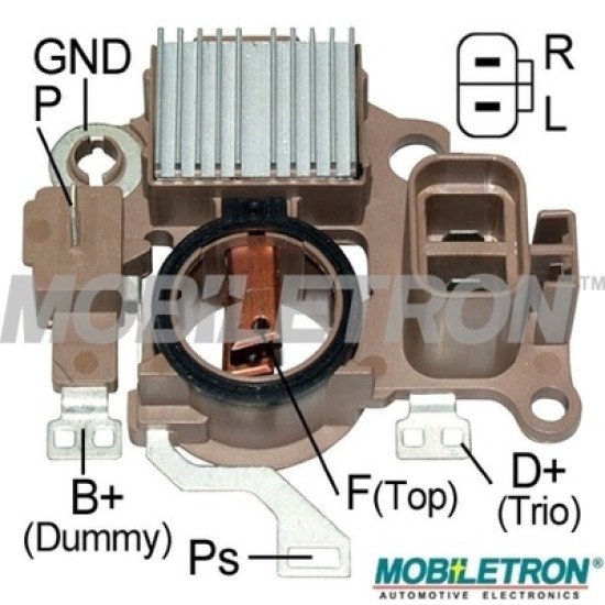 Mobiletron VR-H2009-207B 24 V Alternatör Voltaj Regülatörü (Konjektör) 28.7 V Set Noktası (R-L Terminalli)
