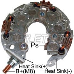 Mobiletron RN-39 Alternatör Diyot Tablası (Şarj Diyot Köprüsü) 117 mm