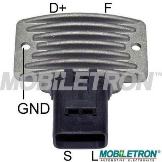 Mobiletron MOBIL VR-K02 Alternatör Konjektör (Voltaj Regülatörü) 14.5V (S-L Terminalli)