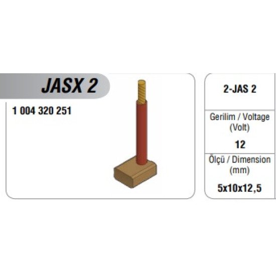 12V MARŞ MOT. KÖMÜRÜ