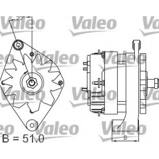 Valeo 439067 Alternatör 14V 60A (Çiftli Salınım Kolu) – 439185 ile Değiştirilmiştir