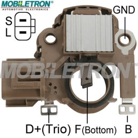 Mobiletron VR-H2009-22 Alternatör Voltaj Regülatörü 14.5V (S-L Terminalli, A-Circuit)