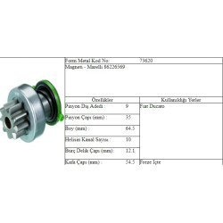 M.DİŞLİ 9 DİŞPEUGEOT BOXER CITROEN JUMPER DUCATO