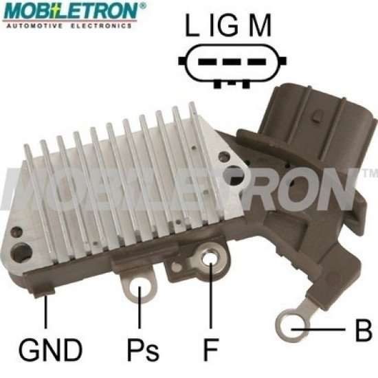 Mobiletron VR-H2005-65 Alternatör Voltaj Regülatörü (Konjektör) 14.4V