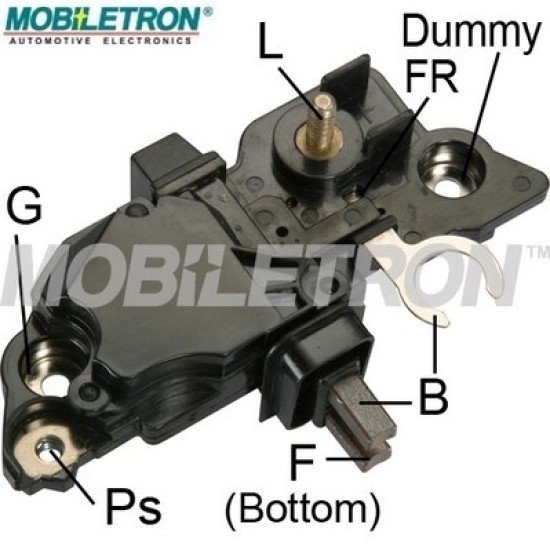 Mobiletron VR-B252 Alternatör Voltaj Regülatörü (Konjektör) 14.5V – 14mm Slip Ring