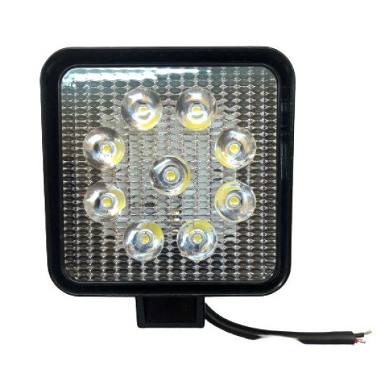 9 LEDLİ ÇALIŞMA KARE LAMBASI  9-36V