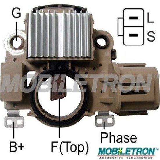 Mobiletron VR-H2009-118 Alternatör Voltaj Regülatörü (Konjektör) 14.5V (S-L Terminalli)