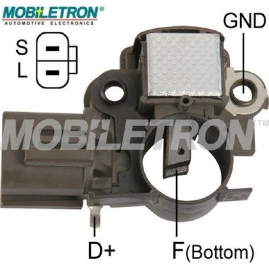 Mobiletron VR-H2009-27 Alternatör Voltaj Regülatörü (Konjektör) 14.6V S-L Terminalli