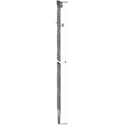 SİYAH TIRTIRLI TES.KELEP.(200x4,8 mm) T50R