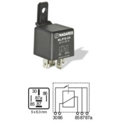 RÖLE 24V 22 AMP.5 UÇLU  MR 69