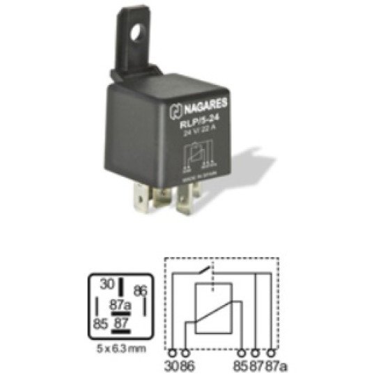 RÖLE 24V 22 AMP.5 UÇLU MR 69 RÖLE 24V 22 AMP.5 UÇLU MR 69