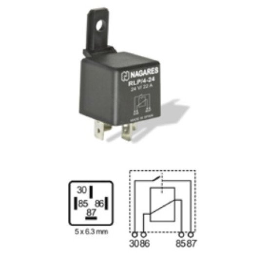 RÖLE 24V 22 AMP.4 UÇLU MR 57 RÖLE 24V 22 AMP.4 UÇLU MR 57