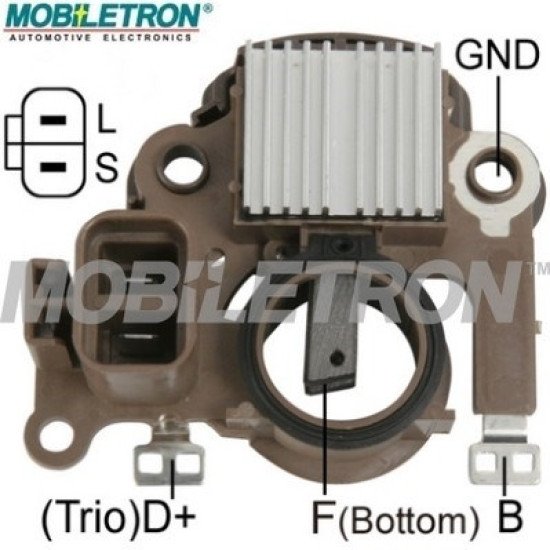 Mobiletron VR-H2009-37 Alternatör Voltaj Regülatörü 14.5V (S-L Terminalli)