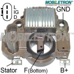 Mobiletron VR-H2009-90 Alternatör Voltaj Regülatörü 14.6V (D-IG-L Terminalli)