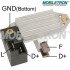 Mobiletron VR-F119 Alternatör Voltaj Regülatörü (Konjektör) 14.7V (L-D+ Terminalli)