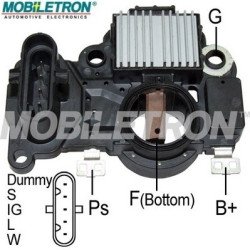 Mobiletron VR-H2009-125B 24V Alternatör Voltaj Regülatörü (Konjektör) 28.3V Ayarlı (Dummy-S-IG-L-W Terminalli)