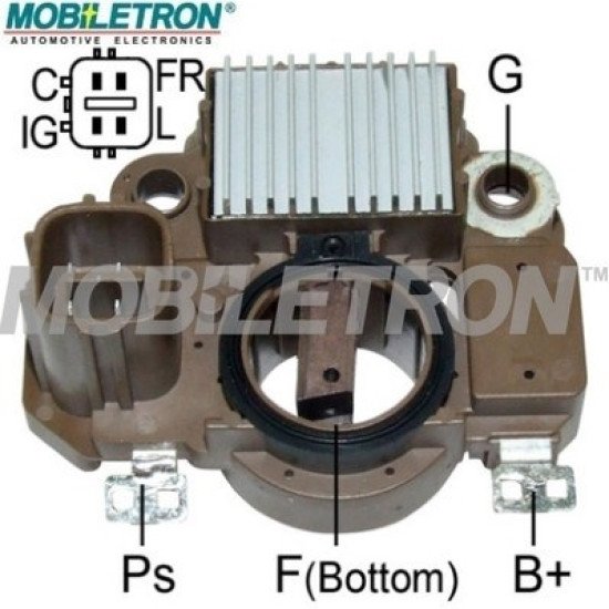 Mobiletron VR-H2009-119 Alternatör Voltaj Regülatörü 14.5V (C-FR-IG-L Terminalli)