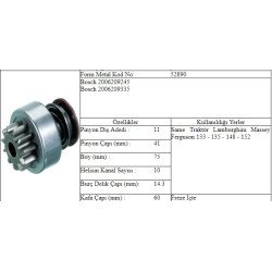 M.DİŞLİ 11 DİŞ SAME TRAKTÖR AZ İÇTEN FREZE
