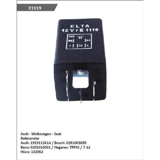 KIZDIRMA RÖLESİ AUDI VOLKSWAGEN SEAT