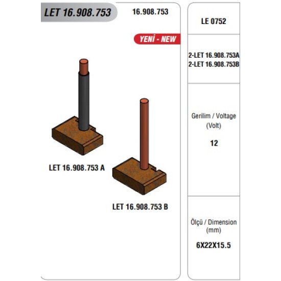 KÖMÜR 12V ISKRA 3KW