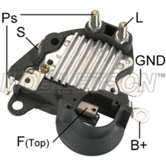 Mobiletron VR-F154 Alternatör Voltaj Regülatörü (Konjektör) 12.6V