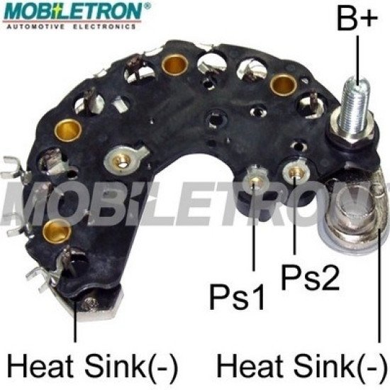 Mobiletron RP-42 Alternatör Redresörü (Rectifier) 108mm OD M8 Akü Bağlantılı (8-50A Avalanche Diyotlu)