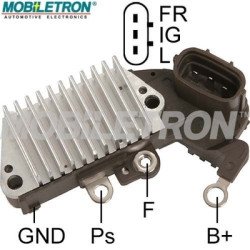 Mobiletron VR-H2005-200 Alternatör Voltaj Regülatörü (Konjektör) 14.6 V Set Noktası – FR-IG-L Terminalli, 63.5 mm Montaj