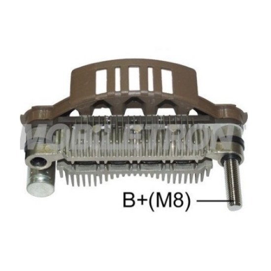 Mobiletron RM-170 Alternatör Doğrultucu (Rectifier) 100 mm Montaj Uzunluğu – M8 Akü Bağlantısı – 8–35 A Diyot