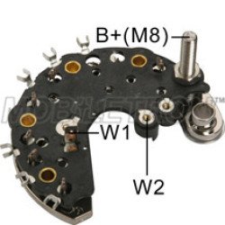 Mobiletron RP-23 Alternatör Diyot Tablası (Şarj Doğrultucu Diyot Köprüsü) 107 mm