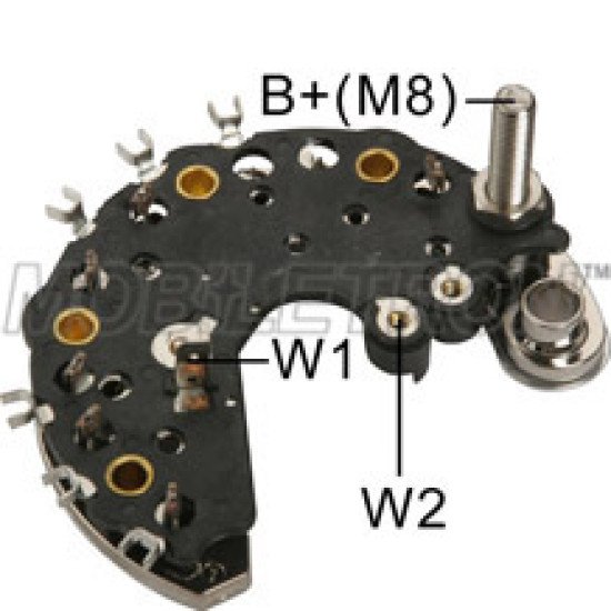 Mobiletron RP-23 Alternatör Diyot Tablası (Şarj Doğrultucu Diyot Köprüsü) 107 mm