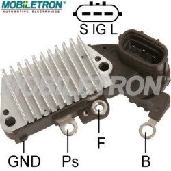 Mobiletron VR-H2005-30A Alternatör Voltaj Regülatörü 14.4V (S-IG-L Terminalli)