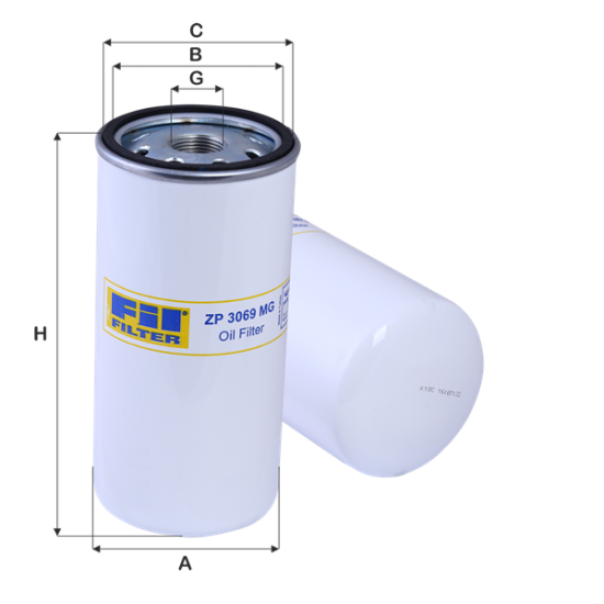 Fil Filtre Yağ filtresi ZP 3069 MG
