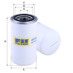 Fil Filtre Yağ filtresi ZP 581