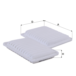 Fil Filtre Hava filtresi HP 5051