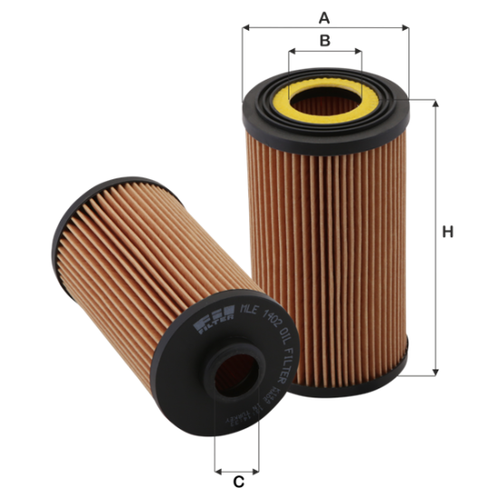 Fil Filtre Yağ filtresi MLE 1402