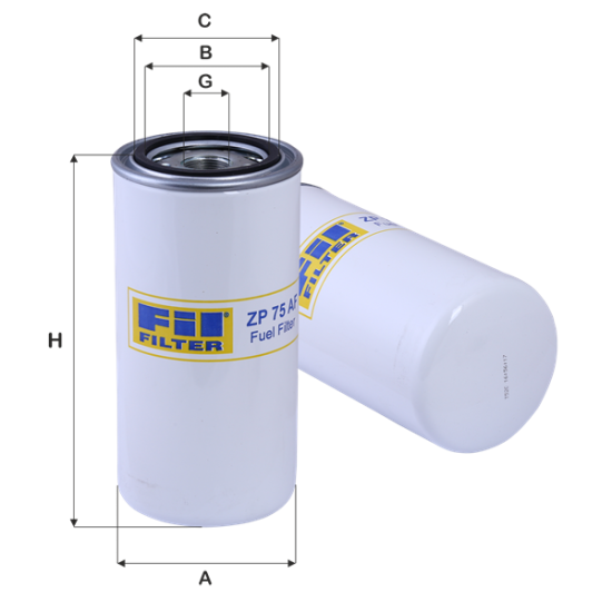 Fil Filtre Yakıt filtresi ZP 75 AF