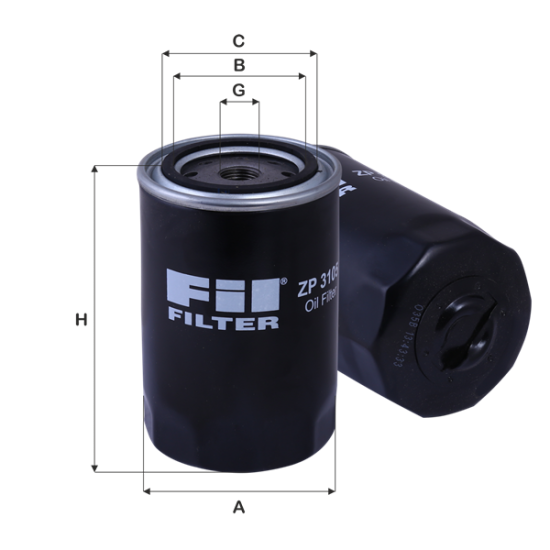 Fil Filtre Yağ filtresi ZP 3105