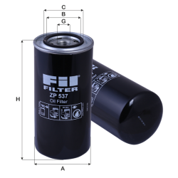 Fil Filtre Yağ filtresi ZP 537