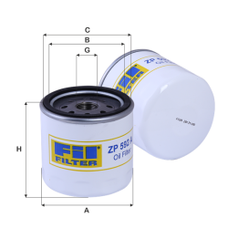 Fil Filtre Yağ filtresi ZP 592 A