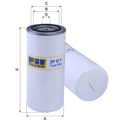 Fil Filtre Yakıt filtresi ZP 67 F