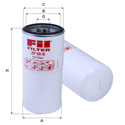 Fil Filtre Yağ filtresi ZP 50 B