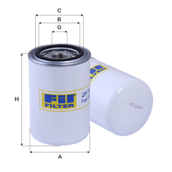 Fil Filtre Yakıt filtresi ZP 75 F