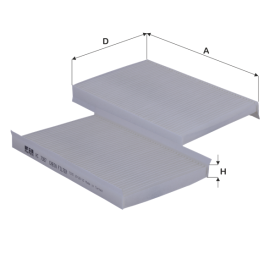 Fil Filtre Polen Filtresi HC 7087