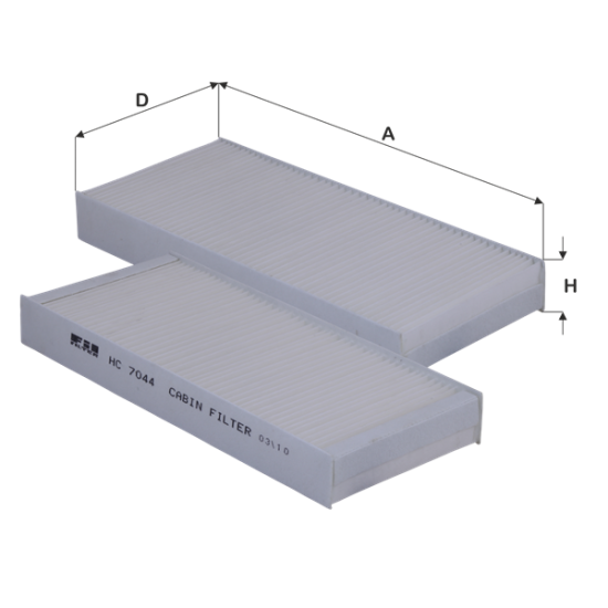 Fil Filtre Polen Filtresi HC 7044