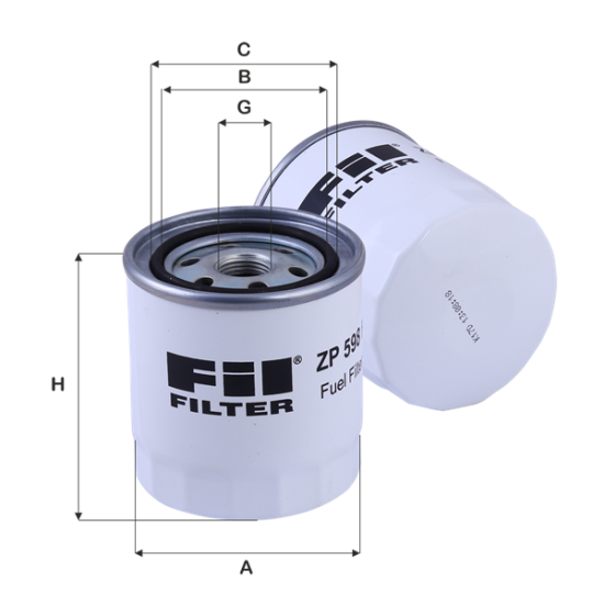 Fil Filtre Yakıt filtresi ZP 598 F
