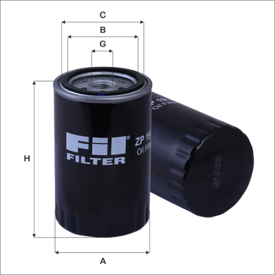 Fil Filtre Yağ filtresi ZP 19 E