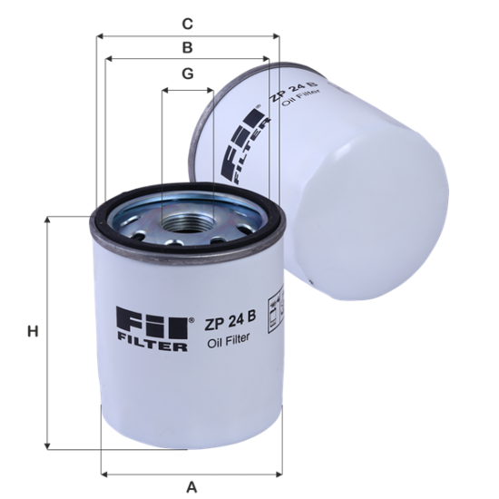 Fil Filtre Yağ filtresi ZP 24 B