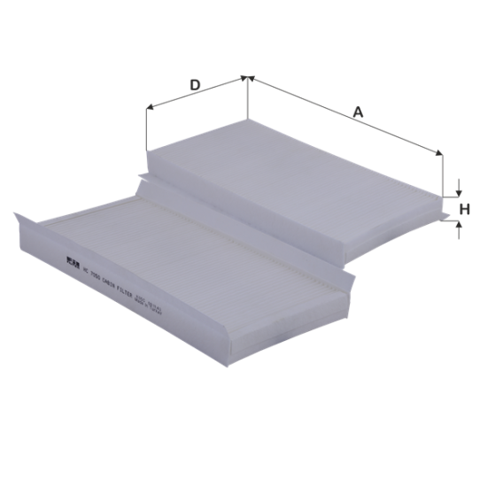 Fil Filtre Polen Filtresi HC 7050