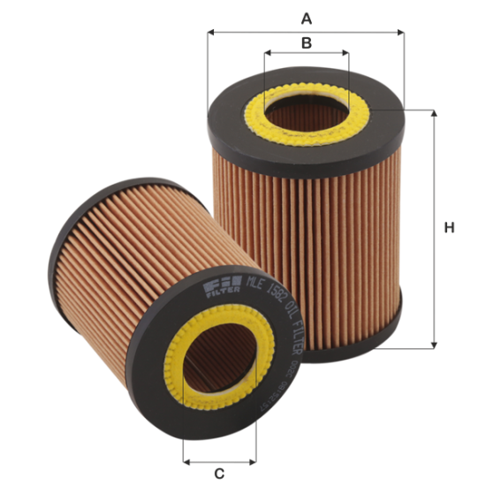 Fil Filtre Yağ filtresi MLE 1582